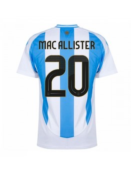 Argentina Alexis Mac Allister #20 Replika Hemmakläder Copa America 2024 Kortärmad